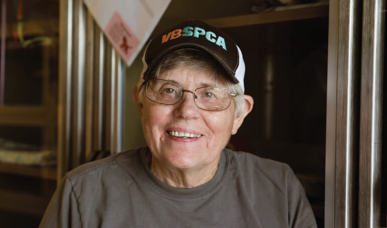 VBSPCA 2020 Lifesaver Award Recipient: Arvalla “Arvie” Larsen