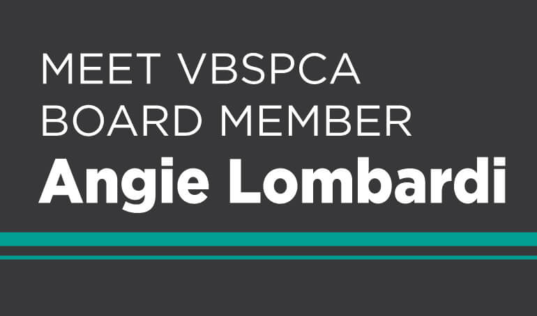Angie Lombardi | In Service to the VBSPCA for 9 Years