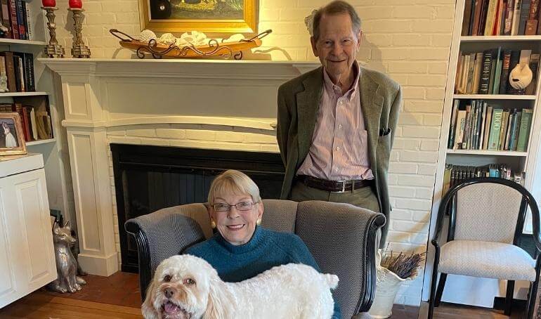 2022 VBSPCA Lifesaver Award Recipients: Jan & Morris Fine