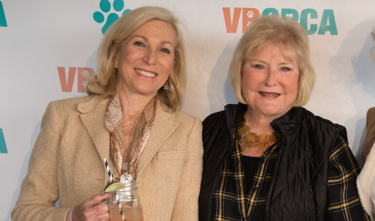 2024 VBSPCA Lifesaver Award Recipients: Barbara Taylor Creech and Mary Donnan Harrison